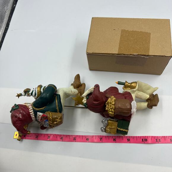 Shenandoah Keeper Christmas Shelf Sitters 1995 Holding Star & Lantern Post - Picture 4 of 14